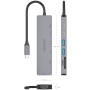 Comprar Docking USB Tipo-C Aisens ASUC-7P048-GR/ 1xHDMI 4K/ 2xUSB/ 1xUSB Tipo-C/ 1xUSB Tipo-C PD/ 1x Lector de Tarjetas/ Gris - 