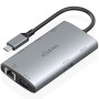 Comprar Docking USB Tipo-C Aisens ASUC-7P049-GR/ 2xHDMI 4K/ 1xRJ45/ 2xUSB/ 1xUSB Tipo-C/ 1xUSB Tipo-C PD/ Gris - Ganga Electróni