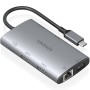 Comprar Docking USB Tipo-C Aisens ASUC-7P049-GR/ 2xHDMI 4K/ 1xRJ45/ 2xUSB/ 1xUSB Tipo-C/ 1xUSB Tipo-C PD/ Gris - Ganga Electróni