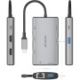Comprar Docking USB Tipo-C Aisens ASUC-7P049-GR/ 2xHDMI 4K/ 1xRJ45/ 2xUSB/ 1xUSB Tipo-C/ 1xUSB Tipo-C PD/ Gris - Ganga Electróni