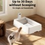 Comprar Arenero para Gatos Autolimpiable Petkit PuroBot Crystal Duo con Cámara/ Control desde APP/ Blanco - Ganga Electrónica