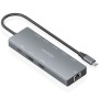 Comprar Docking USB Tipo-C Aisens ASUC-9P051-GR/ 1xDisplayPort/ 1xHDMI 4K/ 4xUSB/ 1xUSB Tipo-C/ 1xRJ45/ 1xUSB Tipo-C PD/ Gris - 