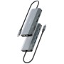Comprar Docking USB Tipo-C Aisens ASUC-10P052-GR/ 2xHDMI 4K/ 1xRJ45/ 3xUSB/ 1xUSB Tipo-C/ 1xUSB Tipo-C PD/ 1xLector de Tarjetas/