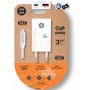 Comprar Cargador de Pared Tech One Tech TEC2231/ 1xUSB Tipo-C/ 1xUSB + Cable USB Tipo-C/ 30W/ Blanco - Ganga Electrónica