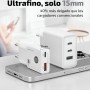 Comprar Cargador de Pared Tech One Tech TEC2231/ 1xUSB Tipo-C/ 1xUSB + Cable USB Tipo-C/ 30W/ Blanco - Ganga Electrónica
