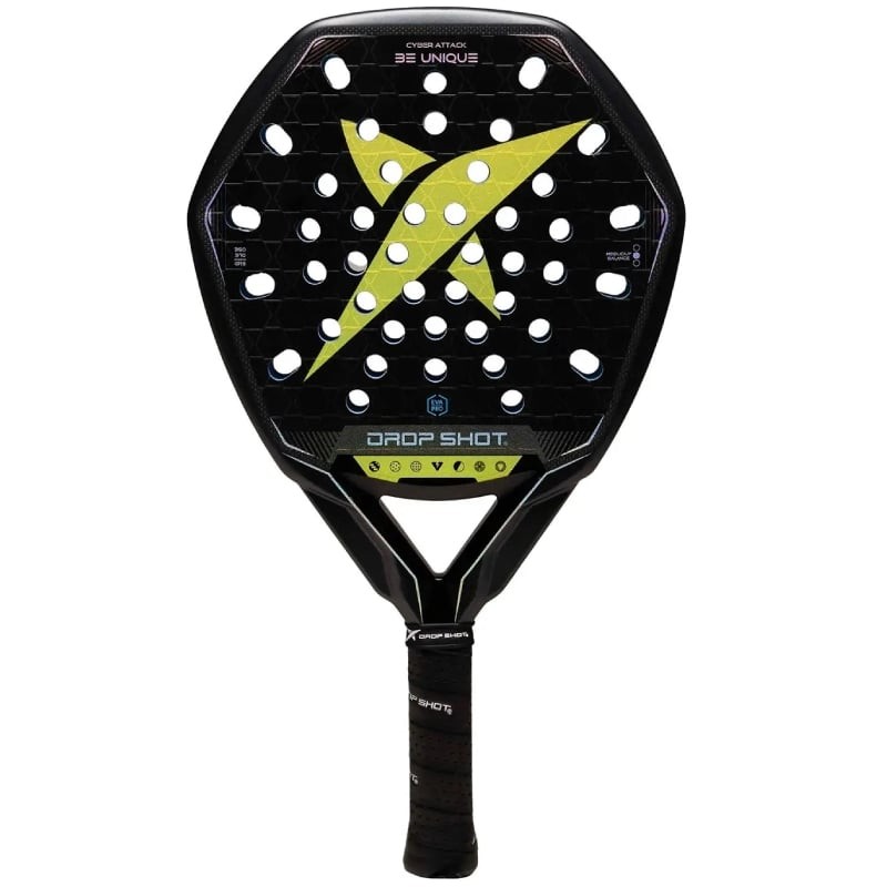 Comprar Pala de Pádel Drop Shot Cyber Attack 2026/ Negra - Ganga Electrónica