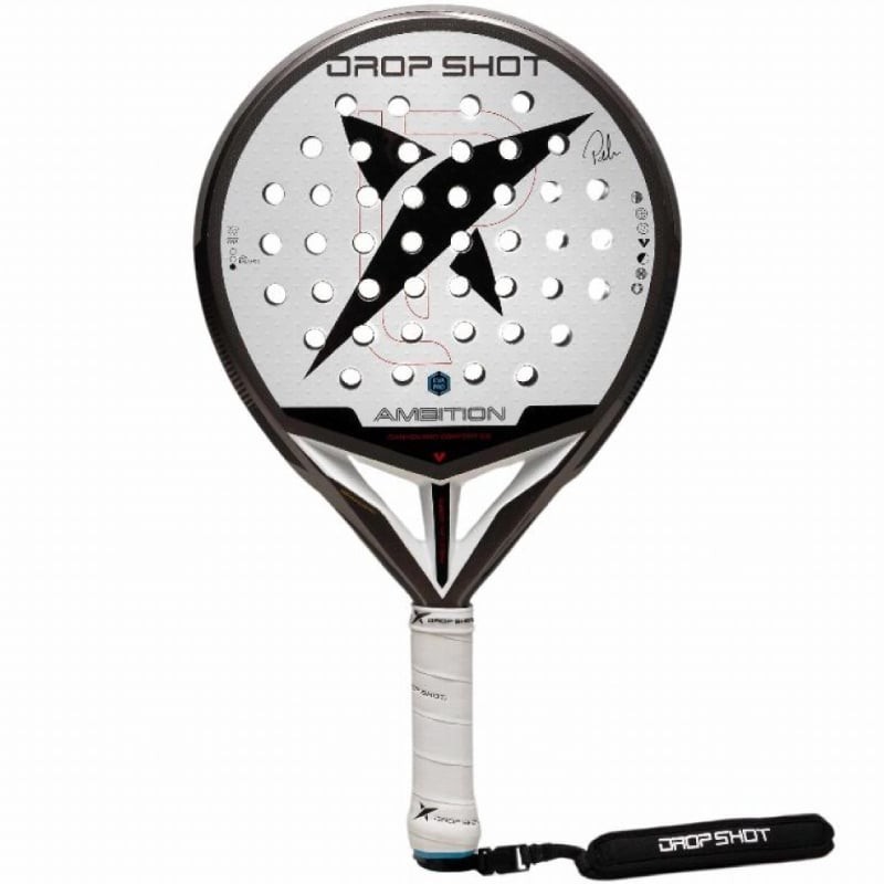 Comprar Pala de Pádel Drop Shot Canyon Pro Comfort 2.0 2026 (Pablo Lima)/ Blanca - Ganga Electrónica