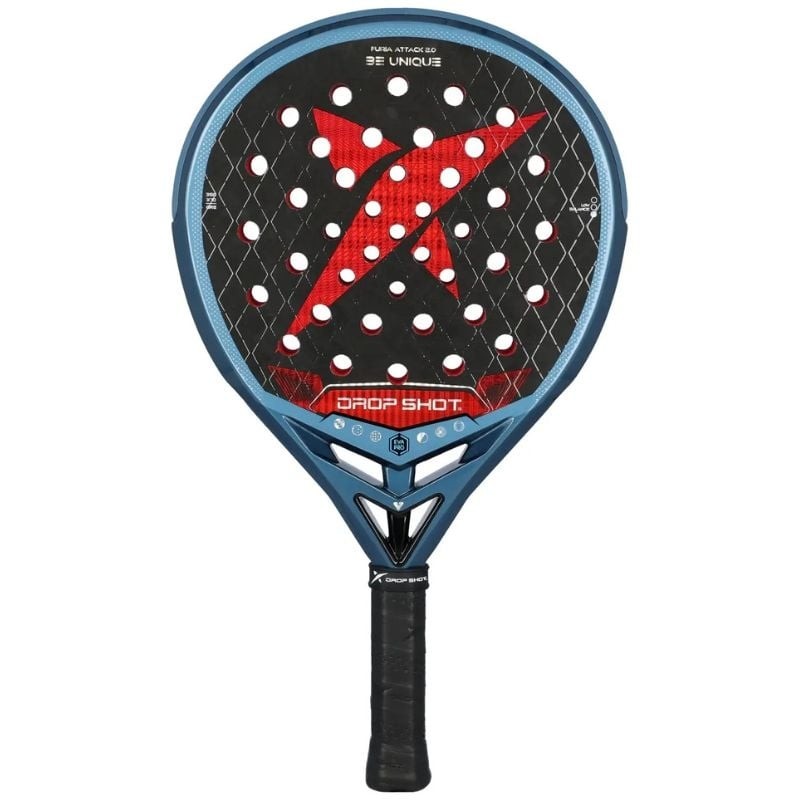 Comprar Pala de Pádel Drop Shot Furia Attack 2.0/ Roja y Azul - Ganga Electrónica