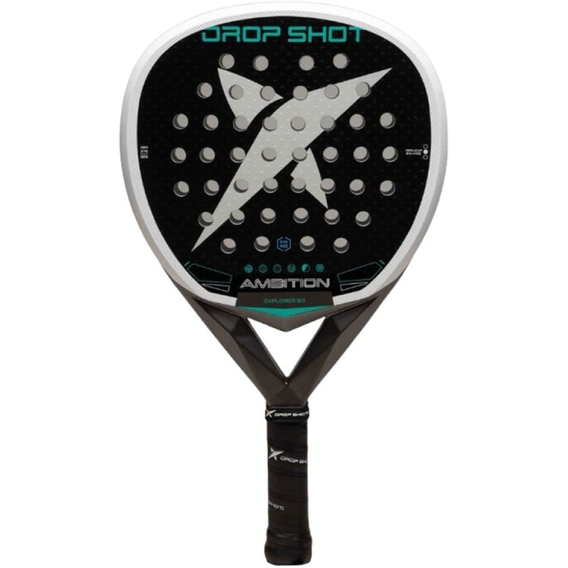 Comprar Pala de Pádel Drop Shot Explorer 9.0 2026/ Negra y Blanca - Ganga Electrónica