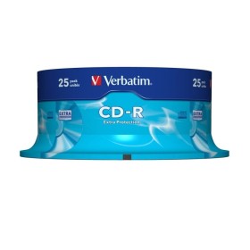 Comprar CD-R Verbatim Datalife 52X/ Tarrina-25uds - Ganga Electrónica
