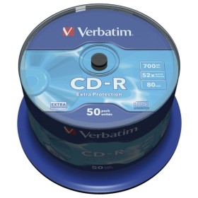 Comprar CD-R Verbatim Datalife 52X/ Tarrina-50uds - Ganga Electrónica