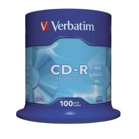 Comprar CD-R Verbatim Datalife 52X/ Tarrina-100uds - Ganga Electrónica