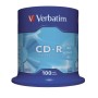 Comprar CD-R Verbatim Datalife 52X/ Tarrina-100uds - Ganga Electrónica