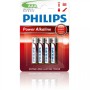 Comprar Pack de 4 Pilas AAA Philips LR03P4B/10/ 1.5V/ Alcalinas - Ganga Electrónica