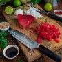 Comprar Cuchillo Santoku BRA Efficient A198003/ Hoja 130MM/ Acero inoxidable - Ganga Electrónica