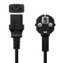 Comprar Cable Alimentación Nanocable 10.22.0103/ Schuko Macho - C13 Hembra/ 3m/ Negro - Ganga Electrónica