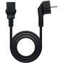 Comprar Cable Alimentación Nanocable 10.22.0103/ Schuko Macho - C13 Hembra/ 3m/ Negro - Ganga Electrónica
