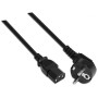 Comprar Cable Alimentación Nanocable 10.22.0103/ Schuko Macho - C13 Hembra/ 3m/ Negro - Ganga Electrónica