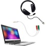 Comprar Cable Estéreo Nanocable 10.24.1201/ Jack 3.5 Macho - 2x Jack 3.5 Hembra/ 20cm/ Blanco - Ganga Electrónica
