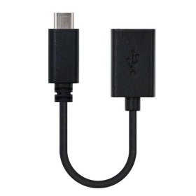 Comprar Cable USB 2.0 Tipo-C Nanocable 10.01.2400/ USB Tipo-C Macho - USB Hembra/ 480Mbps/ 15cm/ Negro - Ganga Electrónica