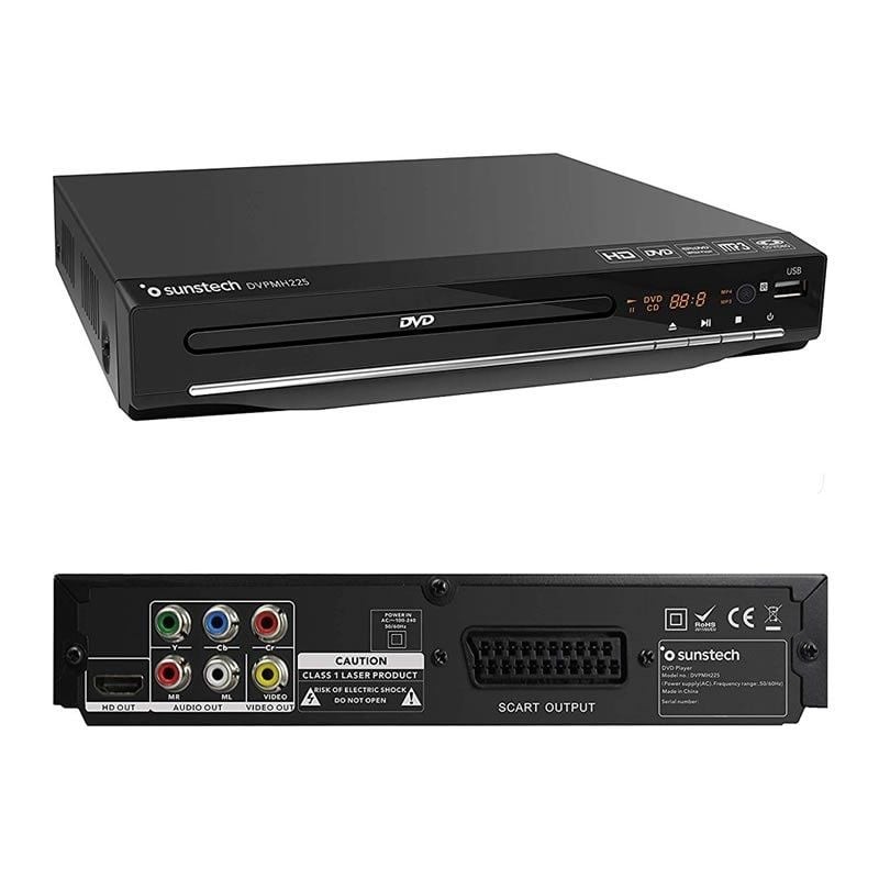 Comprar Reproductor DVD Sunstech DVPMH225BK - Ganga Electrónica