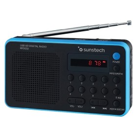 Comprar Radio Portátil Sunstech RPDS32BL/ con Batería/ Negra y Azul - Ganga Electrónica
