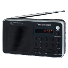 Comprar Radio Portátil Sunstech RPD32SL/ con Batería/ Negra y Plateada - Ganga Electrónica