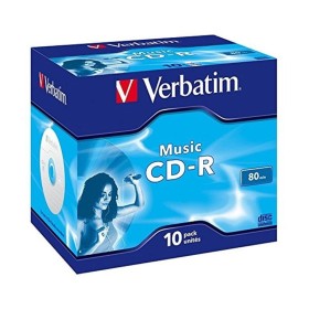Comprar CD-R Verbatim Music 16X/ Caja-10uds - Ganga Electrónica