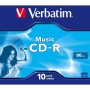 Comprar CD-R Verbatim Music 16X/ Caja-10uds - Ganga Electrónica