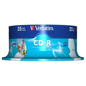 Comprar CD-R Verbatim AZO Imprimible 52X/ Tarrina-25uds - Ganga Electrónica