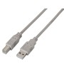 Comprar Cable USB 2.0 Impresora Aisens A101-0002/ USB Tipo-B Macho - USB Macho/ 1.8m/ Beige - Ganga Electrónica
