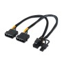 Comprar Cable Alimentación Tarjeta Gráfica Aisens A131-0165/ 2x Molex Macho - Molex 6+2 PIN Macho/ Hasta 54W/ 20cm - Ganga Elect
