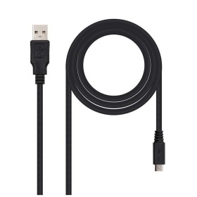Comprar Cable USB 2.0 Nanocable 10.01.0501/ USB Macho - MicroUSB Macho/ 1.8m/ Negro - Ganga Electrónica
