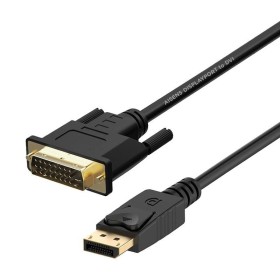 Comprar Cable Conversor Aisens A125-0366/ DisplayPort Macho - DVI Macho/ Hasta 5W/ 2300Mbps/ 2m/ Negro - Ganga Electrónica