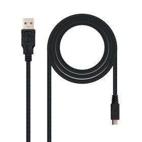 Comprar Cable USB 2.0 Nanocable 10.01.0500/ USB Macho - MicroUSB Macho/ 80cm/ Negro - Ganga Electrónica