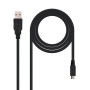 Comprar Cable USB 2.0 Nanocable 10.01.0500/ USB Macho - MicroUSB Macho/ 80cm/ Negro - Ganga Electrónica