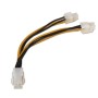 Comprar Cable Alimentación para Microprocesador Aisens A131-0166/ Molex 4+4 PIN Macho - Molex 4 PIN Hembra/ Hasta 54W/ 15cm - Ga