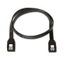 Comprar Cable SATA III Aisens A130-0157/ SATA Hembra - SATA Hembra/ Hasta 0.1W/ 768Mbps/ 50cm/ Negro - Ganga Electrónica