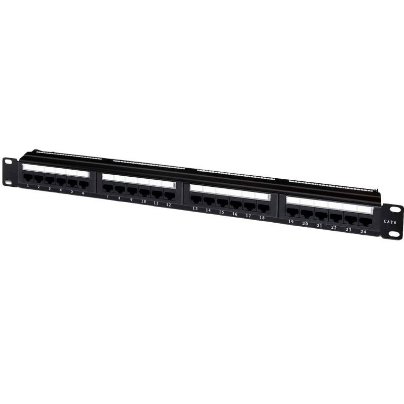 Comprar Patch Panel Aisens A141-0308/ 24 Puertos/ Cat.6/ Altura 1U - Ganga Electrónica