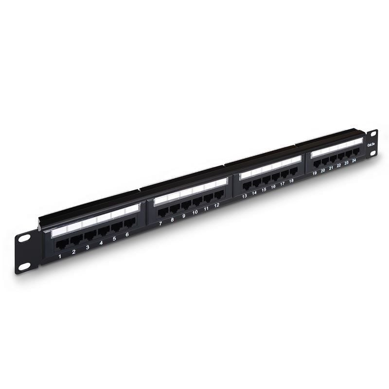 Comprar Patch Panel Aisens A141-0307/ 24 Puertos/ Cat.5e/ Altura 1U - Ganga Electrónica