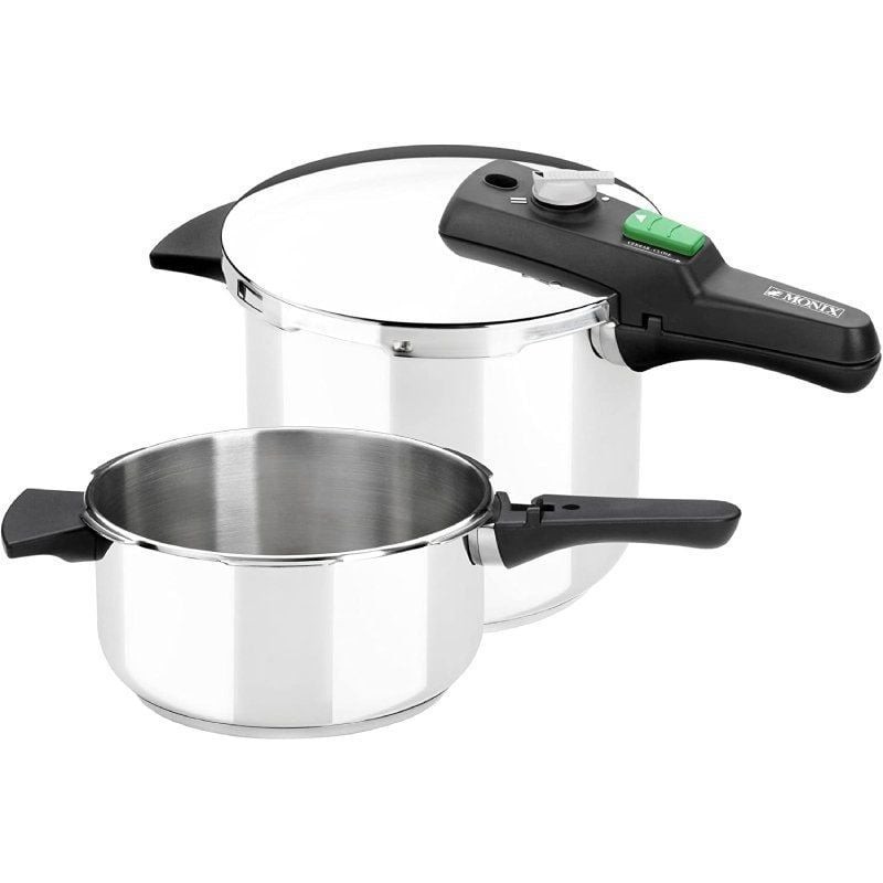 Comprar Olla a Presión Rápida Monix Quick M560005/ Ø22cm/ 4+6L/ Acero Inoxidable - Ganga Electrónica
