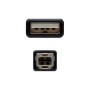 Comprar Cable USB 2.0 Impresora Nanocable 10.01.0104-BK/ USB Tipo-B Macho - USB Macho/ 3m/ Negro - Ganga Electrónica