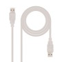 Comprar Cable USB 2.0 Nanocable 10.01.0302/ USB Macho - USB Macho/ 1m/ Beige - Ganga Electrónica