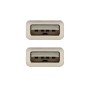 Comprar Cable USB 2.0 Nanocable 10.01.0302/ USB Macho - USB Macho/ 1m/ Beige - Ganga Electrónica