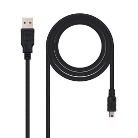 Comprar Cable USB 2.0 Nanocable 10.01.0402/ USB Macho - MiniUSB Macho/ 1.8m/ Negro - Ganga Electrónica