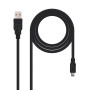 Comprar Cable USB 2.0 Nanocable 10.01.0402/ USB Macho - MiniUSB Macho/ 1.8m/ Negro - Ganga Electrónica