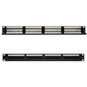 Comprar Patch Panel Nanocable 10.21.3124/ 24 Puertos/ Cat.6/ Altura 1U - Ganga Electrónica