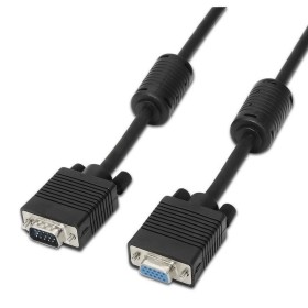 Comprar Cable Alargador SVGA Aisens A113-0078/ VGA Macho - VGA Hembra/ Hasta 3W/ 10Mbps/ 1.8m/ Negro - Ganga Electrónica