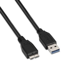 Comprar Cable USB 3.0 Aisens A105-0044/ USB Macho - MicroUSB Macho/ 5Gbps/ 2m/ Negro - Ganga Electrónica