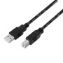 Comprar Cable USB 2.0 Impresora Aisens A101-0007/ USB Tipo-B Macho - USB Macho/ 3m/ Negro - Ganga Electrónica